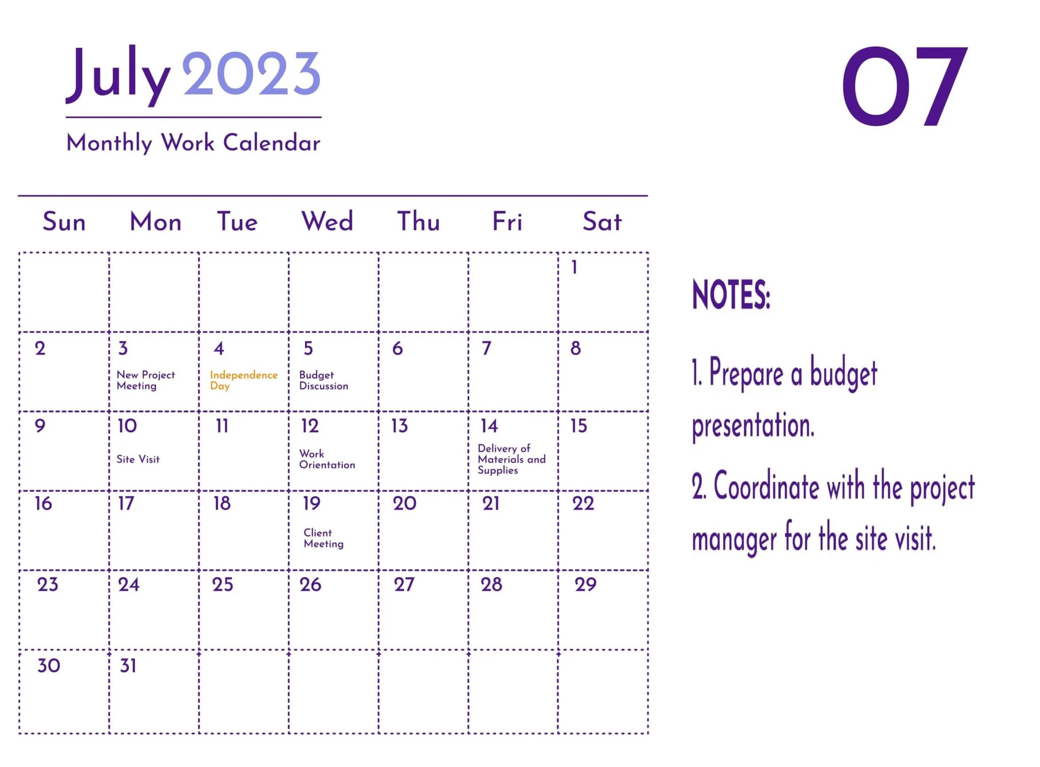 June 2023 Calendar with Holidays List