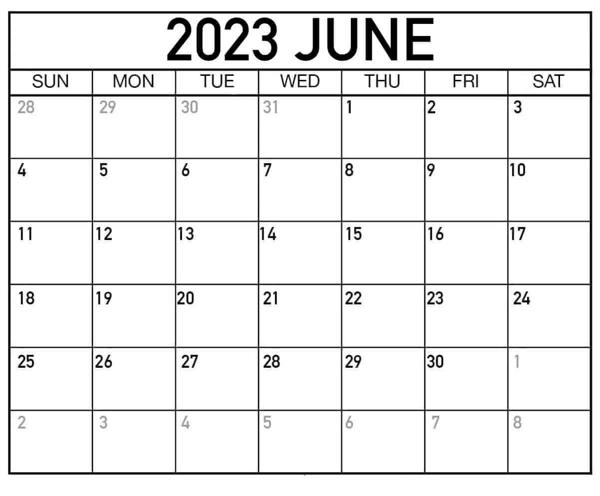 June 2023 Calendar with Spain Holidays