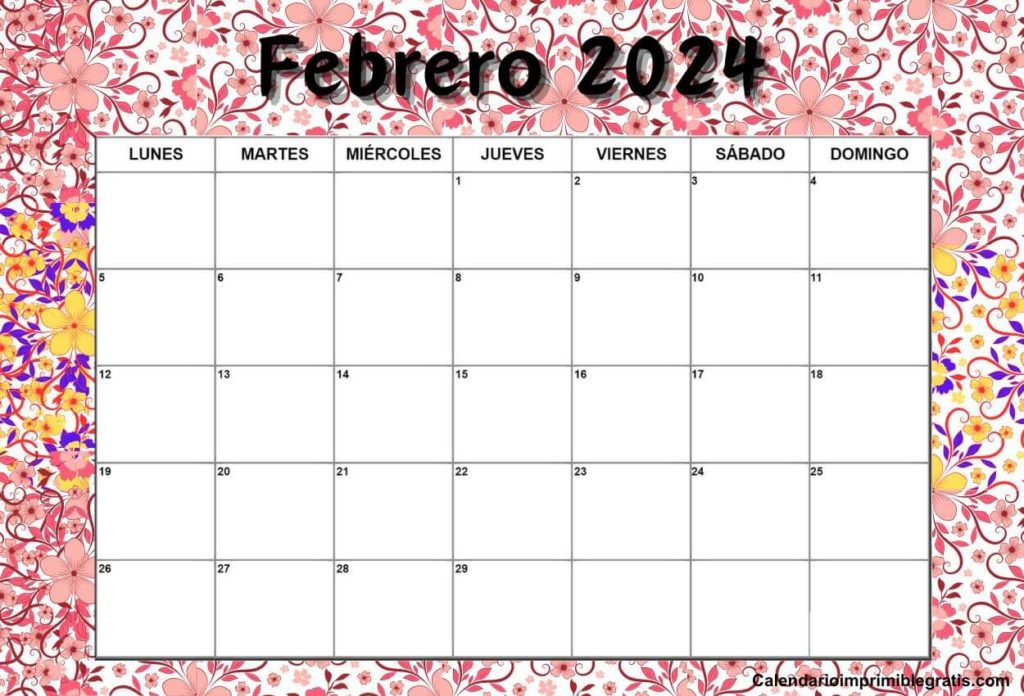Fondos De Pantalla Del Calendario Febrero De 2024 HD Descarga Gratuita