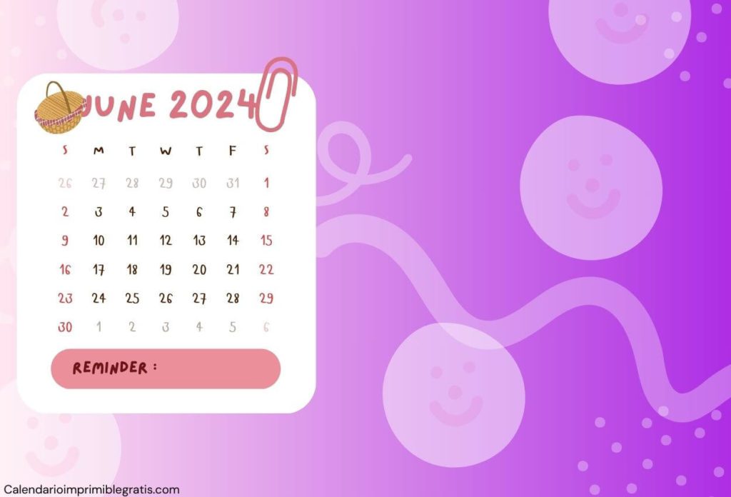 Free June 2024 Calendar Wallpapers For Desktop