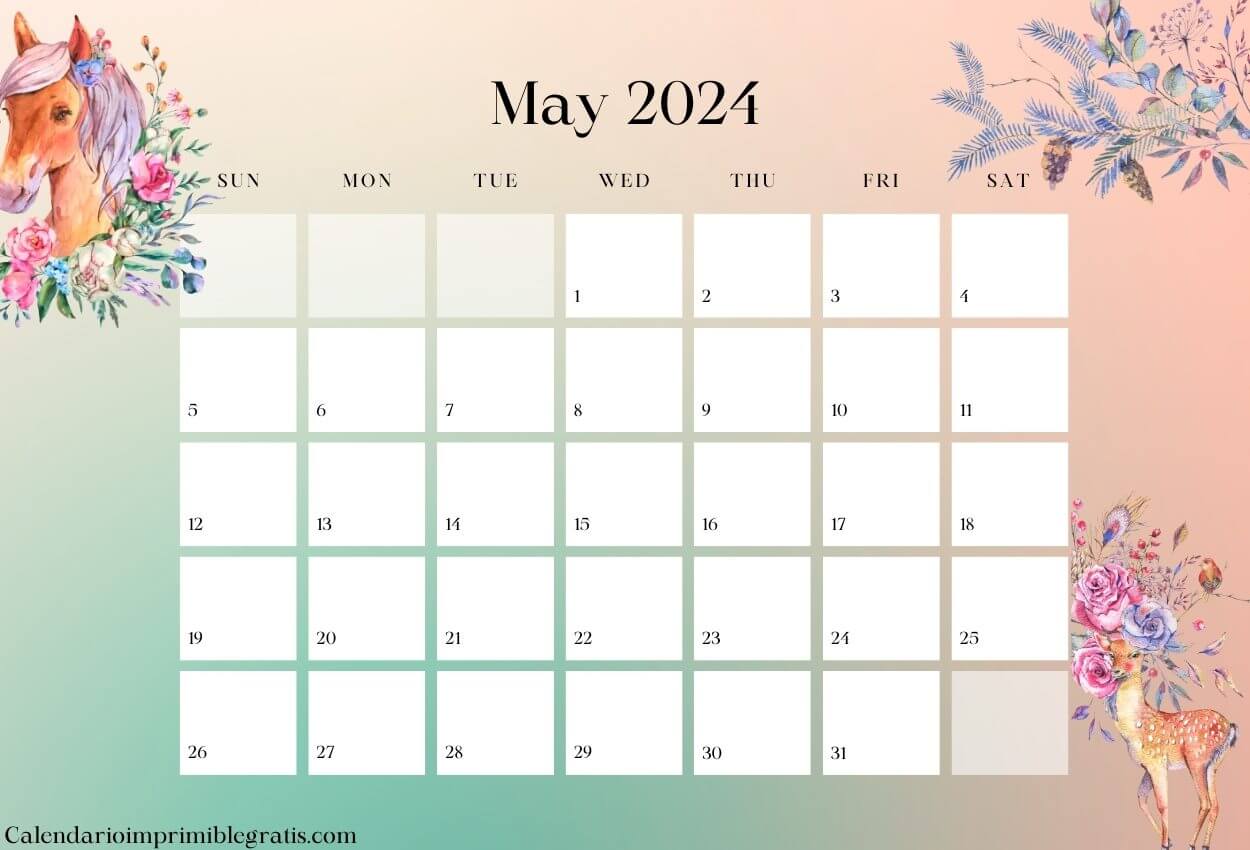 May 2024 Floral Wallpaper For Desktop